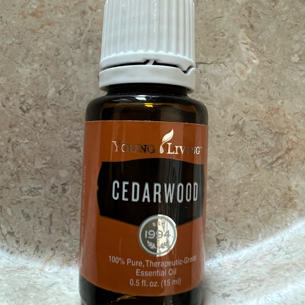 Young Living Essential Oil, Cedarwood, .5fl oz, Brand New & Unopened